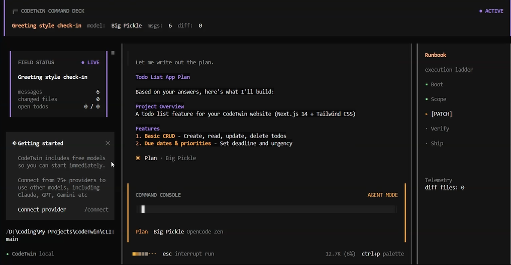 Write your task screenshot